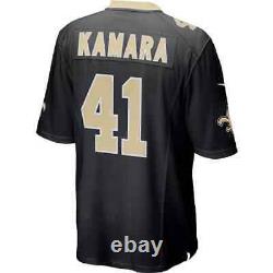 Alvin Kamara New Orleans Saints Nike Game Player Jersey Men's 2024 NFL #41 New