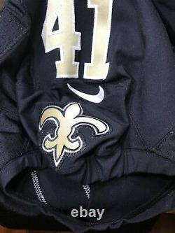 Alvin Kamara New Orleans Saints Nike Team Issued NFL On Field Jersey Black