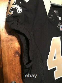 Alvin Kamara New Orleans Saints Nike Team Issued NFL On Field Jersey Black