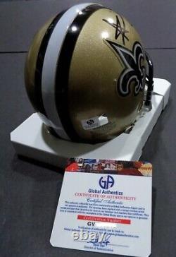 Alvin Kamara New Orleans Saints Signed Autographed Riddell Mini Helmet
