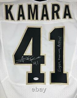 Alvin Kamara SIGNED New Orleans Saints Nike Game Style Jersey with BAS COA Beckett