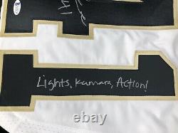 Alvin Kamara SIGNED New Orleans Saints Nike Game Style Jersey with BAS COA Beckett