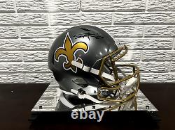 Alvin Kamara Signed New Orleans Saints Fullsize Flash Speed Helmet Beckett COA