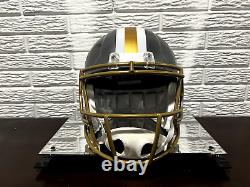 Alvin Kamara Signed New Orleans Saints Fullsize Flash Speed Helmet Beckett COA