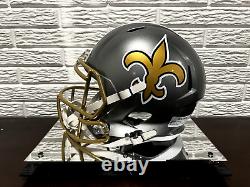 Alvin Kamara Signed New Orleans Saints Fullsize Flash Speed Helmet Beckett COA