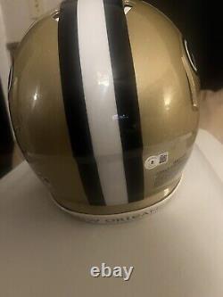 Alvin Kamara Signed New Orleans Saints Speed Authentic NFL Helmet with ROY 17