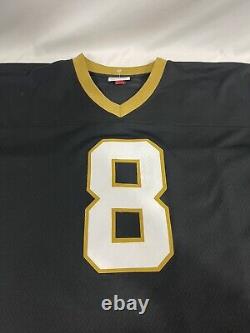 Archie Manning #8 New Orleans Saints Mitchell Ness Black Jersey Mens Sz 56 3XL