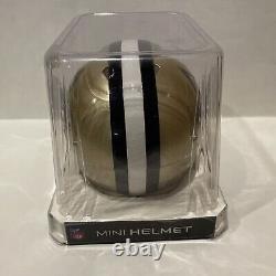 Archie Manning 8 New Orleans Saints Signed Riddell Speed Mini Helmet Sealed