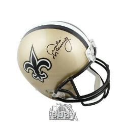 Archie Manning Autographed New Orleans Saints Full-Size Football Helmet Steiner