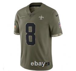 Archie Manning New Orleans Saints Nike Salute To Service Olive Jersey Men Large