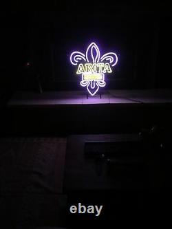 Authentic ABITA RESTORATION Neon Beer Sign / Bar Light New Orleans Saints