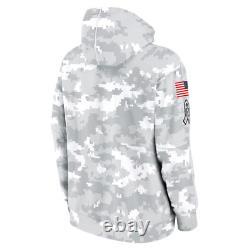 Authentic Nike New Orleans Saints 2024 Salute to Service Hoodie Camo Pullover