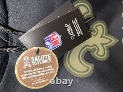 Authentic Nike New Orleans Saints Men's 2020 NFL Salute to Service Hoodie XL