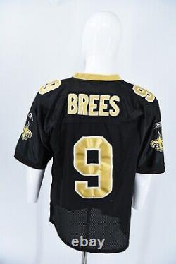 Authentic Reebok New Orleans Saints Drew Brees #9 Captains Stitched Jersey Sz 50