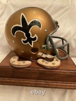 Authentic Riddell 1970s Kra-Lite New Orleans Saints Vintage Football Helmet