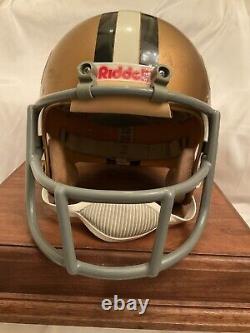 Authentic Riddell 1970s Kra-Lite New Orleans Saints Vintage Football Helmet