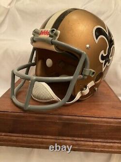 Authentic Riddell 1970s Kra-Lite New Orleans Saints Vintage Football Helmet