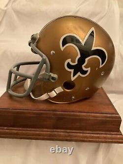 Authentic Riddell 1970s Kra-Lite New Orleans Saints Vintage Football Helmet