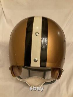 Authentic Riddell 1970s Kra-Lite New Orleans Saints Vintage Football Helmet