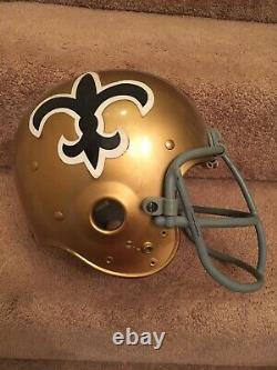 New Orleans Saints Vintage Riddell 1976 Kra-Lite II PAC-3 Football Hel –  WESTBROOKSPORTSCARDS