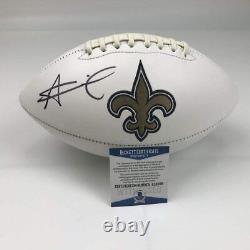 Autographed/Signed Alvin Kamara New Orleans Saints FS Football Beckett BAS COA