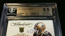 BGS 9.5 1/1 MICHAEL THOMAS RC DIAMOND QUAD 9.5'S ROOKIE /20 2016 Panini Flawless