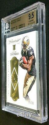 BGS 9.5 1/1 MICHAEL THOMAS RC DIAMOND QUAD 9.5'S ROOKIE /20 2016 Panini Flawless