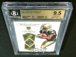 BGS 9.5 1/1 MICHAEL THOMAS RC DIAMOND QUAD 9.5'S ROOKIE /20 2016 Panini Flawless