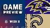 Baltimore Ravens Vs New Orleans Saints 2022 Week 9 Game Preview