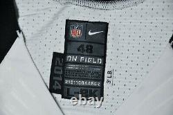Blank New Orleans Saints Nike 2014 Team Game Issued On Field White Jersey 48+3