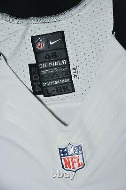 Blank New Orleans Saints Nike 2014 Team Game Issued On Field White Jersey 48+3