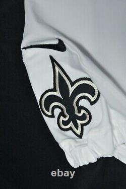 Blank New Orleans Saints Nike 2014 Team Game Issued On Field White Jersey 48+3