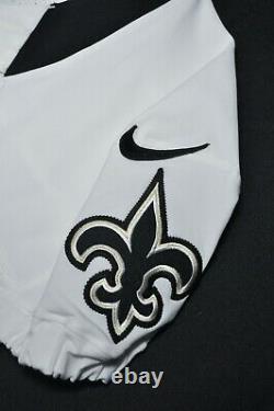Blank New Orleans Saints Nike 2014 Team Game Issued On Field White Jersey 48+3