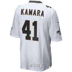 Brand New 2021 NFL Alvin Kamara New Orleans Saints Nike Black Game Player Jersey