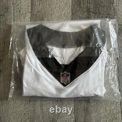 Brand New Custom New Orleans Saints Archie Manning #8 Nike NFL White Jersey Med