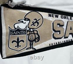 Brand New- LRStudios Custom 1 Of 1 New Orleans Saints Crossbody Pennant Bag O/S