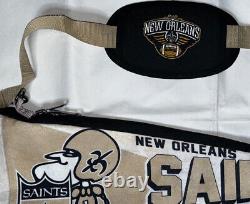 Brand New- LRStudios Custom 1 Of 1 New Orleans Saints Crossbody Pennant Bag O/S