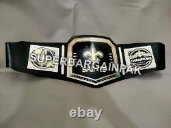 Brand New New Orleans Saints Championship Wrestling Brass 2mm Belt