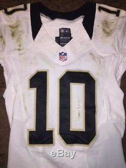 Brandin Cooks New Orleans Saints Game Used Worn Jersey Patriots Rams Super Bowl