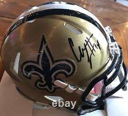 CAMERON JORDAN Signed New Orleans SAINTS Mini-helmet Jsa