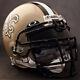 Custom New Orleans Saints Nfl Riddell Deluxe Replica Football Helmet