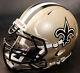Custom New Orleans Saints Nfl Riddell Full Size Speed Football Helmet