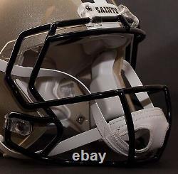 CUSTOM NEW ORLEANS SAINTS NFL Riddell Speed AUTHENTIC Football Helmet