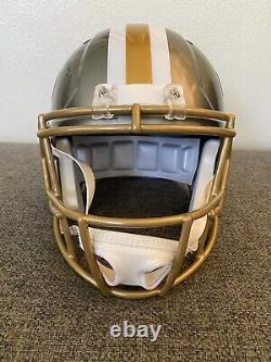 Chris Olave New Orleans Saints Beckett COA Signed Helmet These R Jacked Box