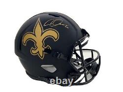 Chris Olave New Orleans Saints black matte Replica Full Size Helmet Auto