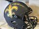 Chris Olave Signed New Orleans Saints Speed Replica Eclipse Nfl Helmet