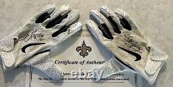 Craig Robertson New Orleans Saints Game-Used Gloves COA