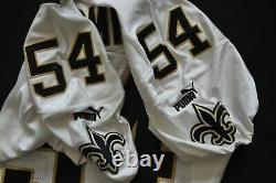 DARRIN SMITH #54 NEW ORLEANS SAINTS PUMA 2000 GAME CUT ISSUED TEAM JERSEY sz46+8