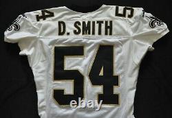 DARRIN SMITH #54 NEW ORLEANS SAINTS PUMA 2000 GAME CUT ISSUED TEAM JERSEY sz46+8