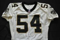 DARRIN SMITH #54 NEW ORLEANS SAINTS PUMA 2000 GAME CUT ISSUED TEAM JERSEY sz46+8